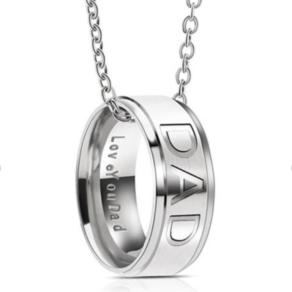 DAD Ring Pendant Necklace